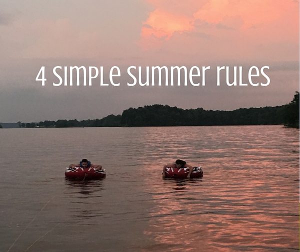4 Simple Summer rules