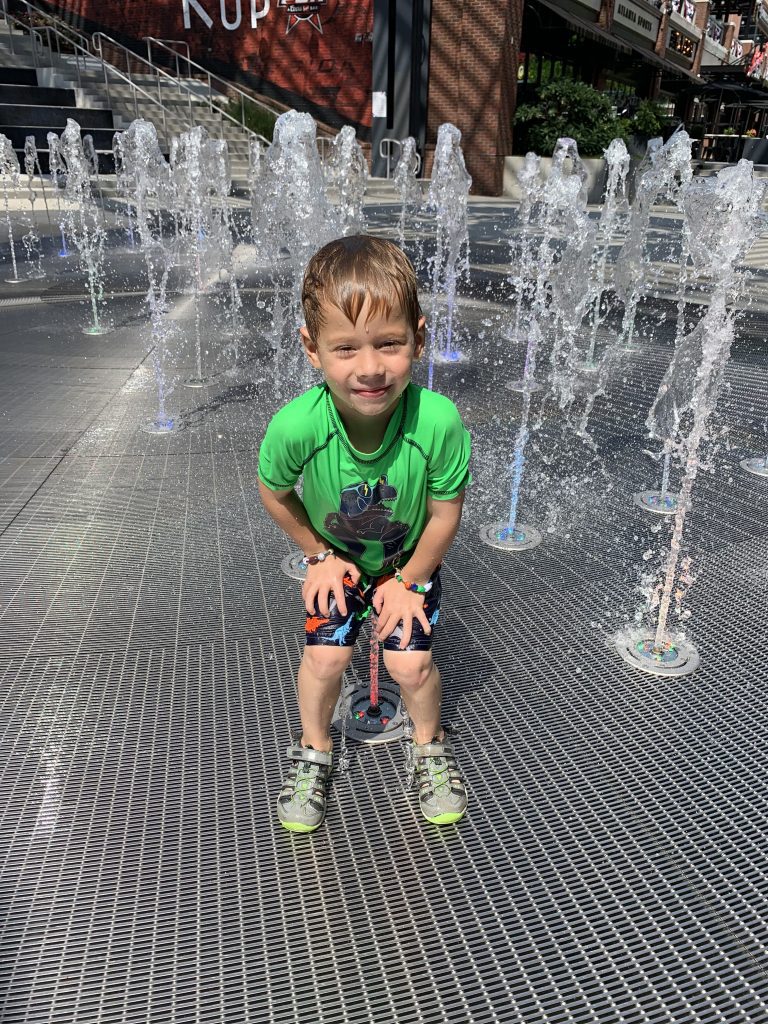 Splash Pad at The Battery Atlanta Truist Park