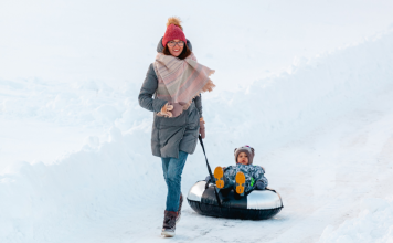 How to Stay Active as A Mom in the winter