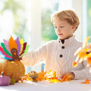 An Engaging Thanksgiving Kids' Table They Will Love